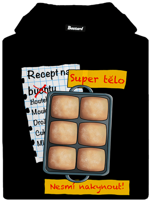 Buchty pánská mikina klokanka Black