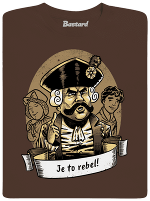 B14: S čerty nejsou žerty pánské tričko Brown