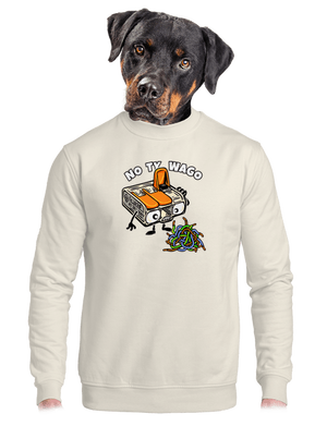 Wago svorka unisex mikina bez kapuce Off White