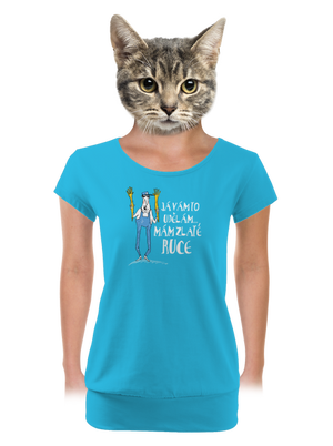 dámské tričko s lemem