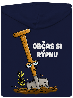 Občas si rýpnu pánská mikina na zip Navy