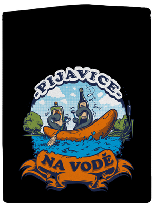 Pijavice na vodě pánská mikina na zip Black