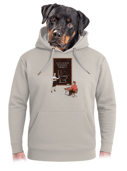 Lekce pro pány unisex mikina premium Pastel Macchiato