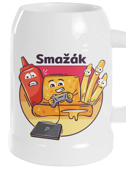 Smažák půllitr White