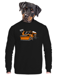 unisex mikina bez kapuce
