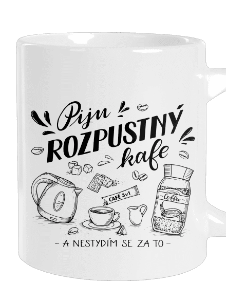 B12: Piju rozpustný velký hrnek White