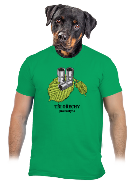Tři ořechy pro... pánské tričko Kelly Green