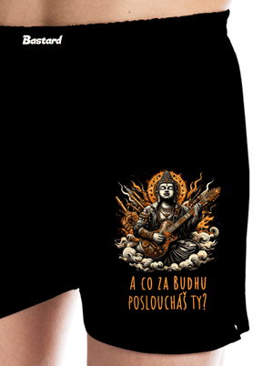 Hudební budha pánské trenky Black