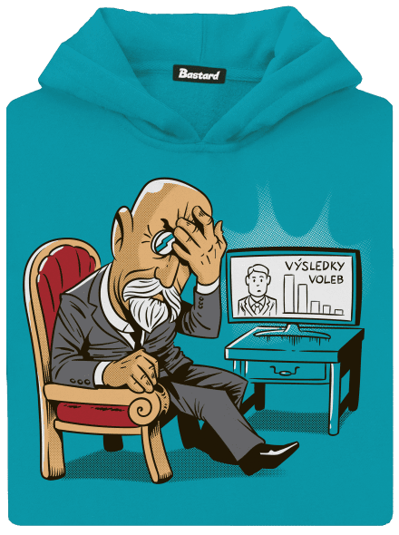 Masaryk dětská mikina klokanka Hawaiian Blue