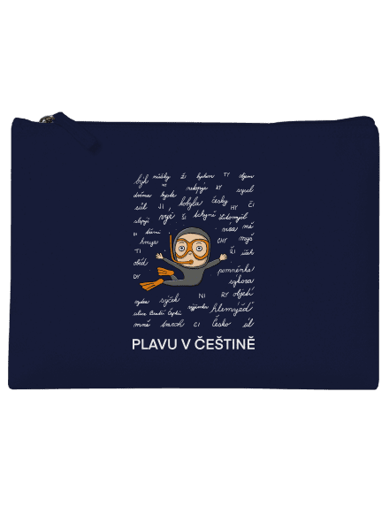 Plavu v češtině taštička French Navy