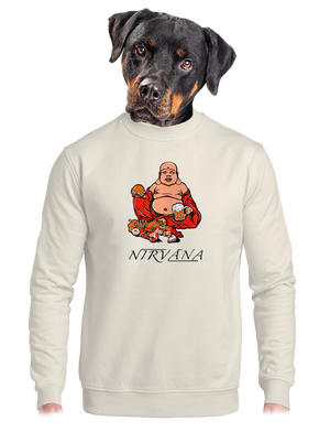 unisex mikina bez kapuce