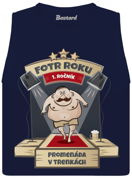 Fotr roku dámské tílko volné Navy