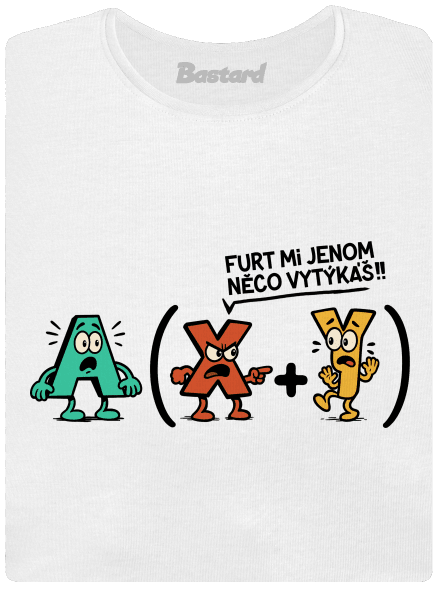Vytýkání před závorku dámské tričko White