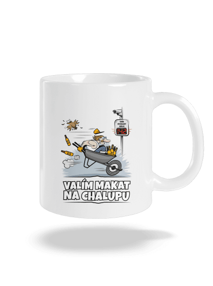 Valím na chalupu klasický hrnek White