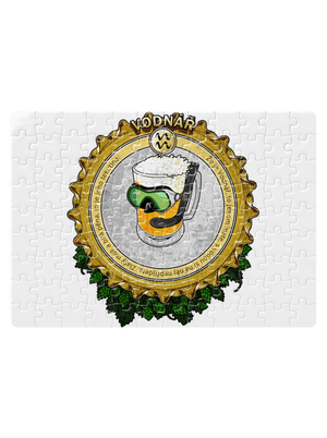 Pivní horoskop: Vodnář puzzle White
