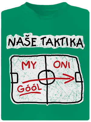 Naše taktika dětské sportovní tričko Kelly Green Mal
