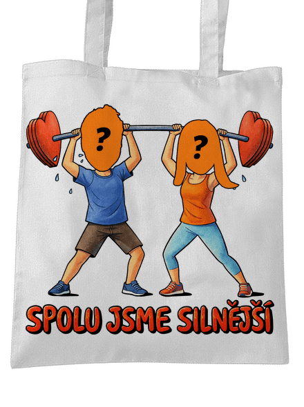 Spolu jsme silnější taška White