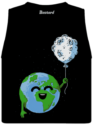 Balónek dámské tílko volné Black