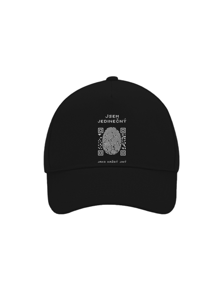 Jsem jedinečný kšiltovka baseballka Black