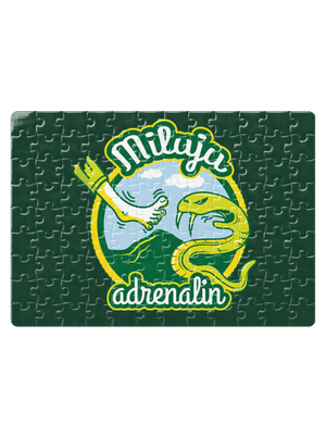 Miluju adrenalin puzzle White
