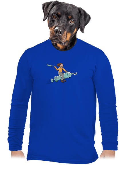Osvobození pánské dlouhý rukáv Royal Blue