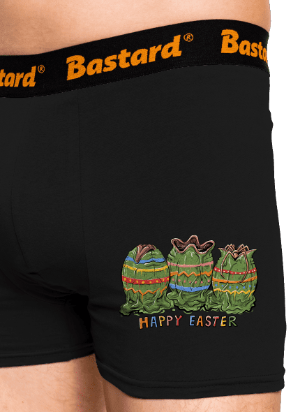 Happy Easter boxerky Black