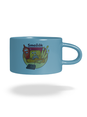 Smažák hrnek makronka Blue Macaron