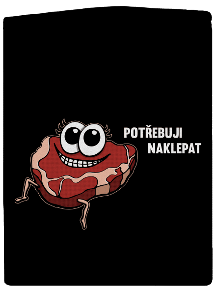 Chceš naklepat? dámská mikina na zip Black