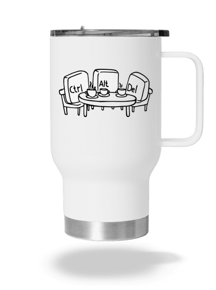 Nerozluční kamarádi termohrnek White