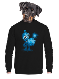 unisex mikina bez kapuce
