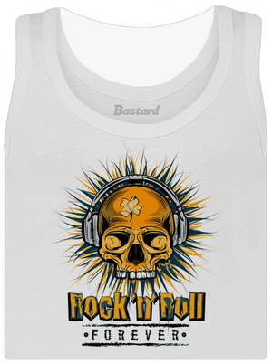 Rock'n'Roll forever dámské tílko klasické White