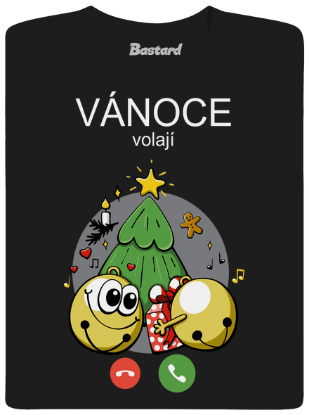 Vánoce volají pánské tričko Black