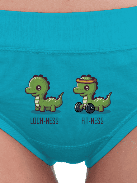 Fit-ness dámské kalhotky Turquoise