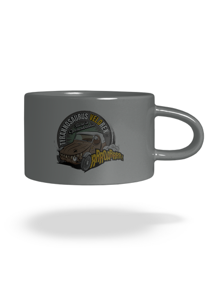Tyrannosaurus Velorex hrnek makronka Grey Macaron