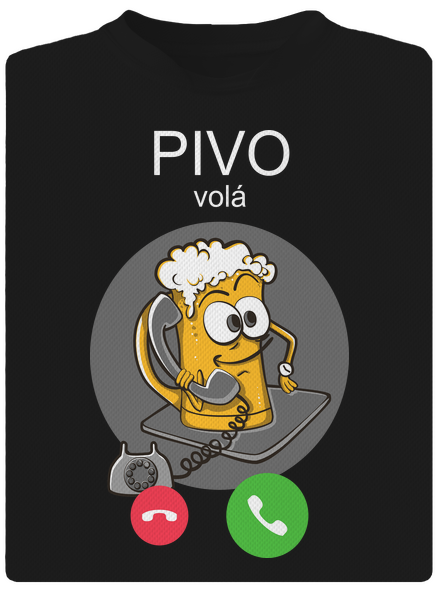 Pivo volá dětské sportovní tričko Black