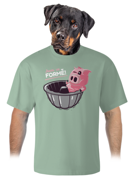 Ve formě unisex tričko oversized Sage