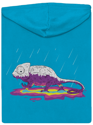 Odkryté tajemství dámská mikina na zip Blue Atol