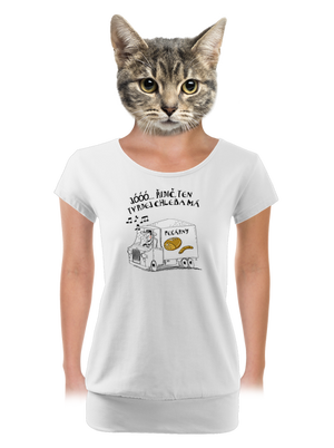 dámské tričko s lemem