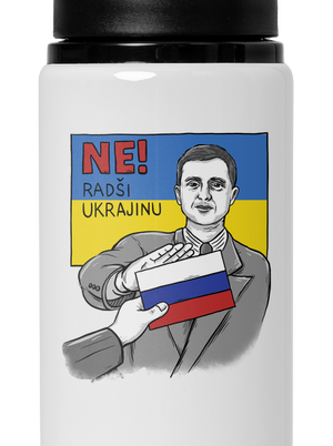 Ne! Radši Ukrajinu lahev na vodu White