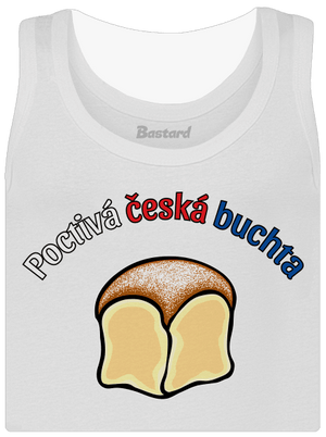 Poctivá buchta a klobása dámské tílko klasické White