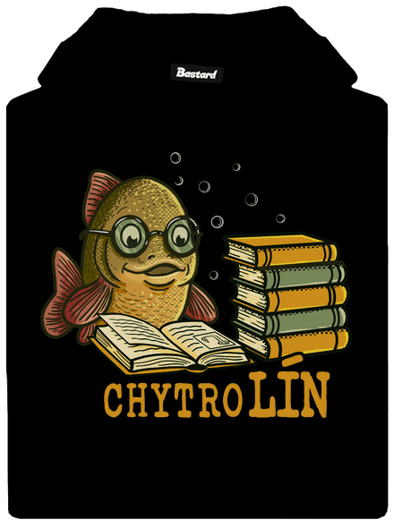 Chytrolín pánská mikina klokanka Black