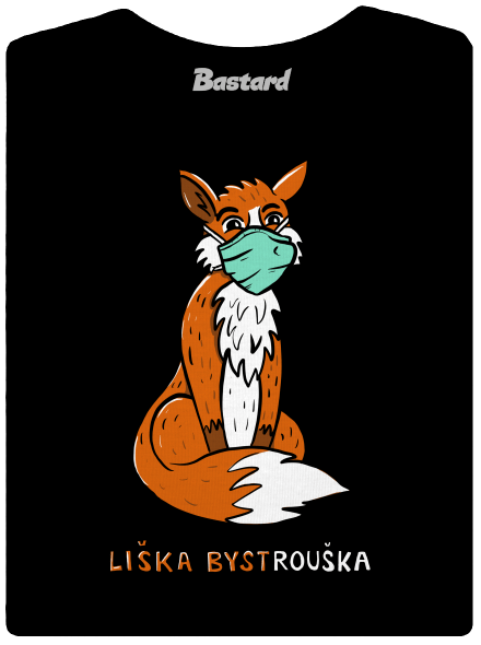 Liška Bystrouška dámské tričko premium Black