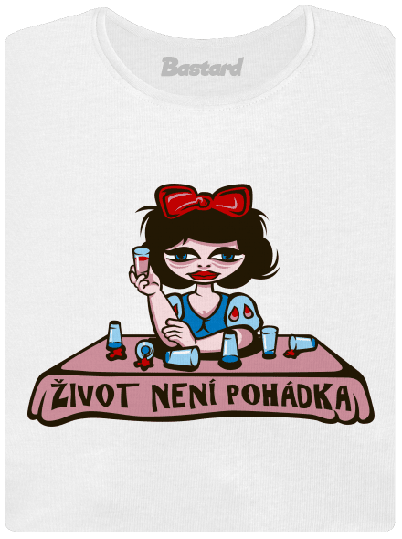 Sněhurka dámské tričko White