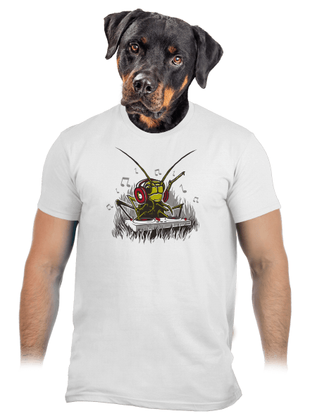 DJ cvrček pánské tričko White
