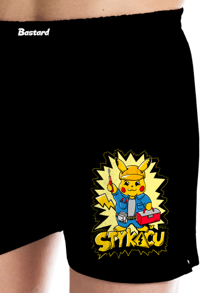 Stykaču pánské trenky Black