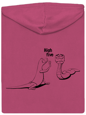 Omalovánka: High Five dámská mikina na zip Magenta