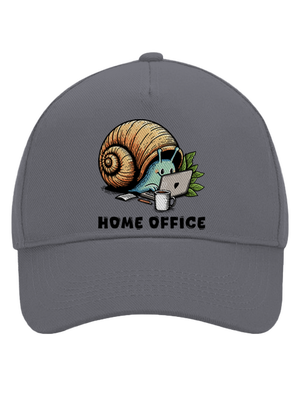 Šnekův home office kšiltovka baseballka Graphite grey