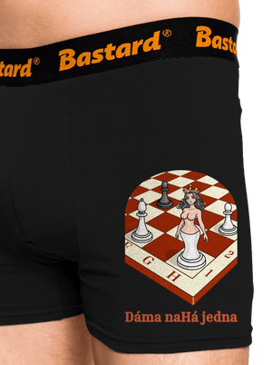 Dáma nahá jedna boxerky Black