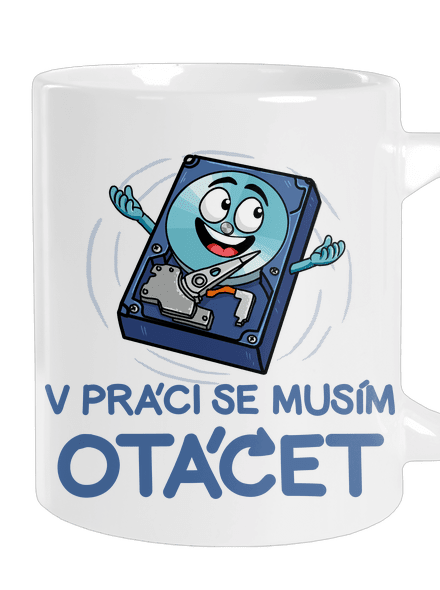 Musím se otáčet velký hrnek White