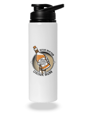 Save Water lahev na vodu White